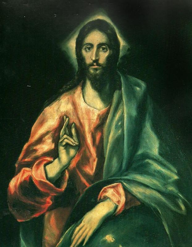 El Greco the saviour oil painting image